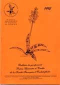 SFO Société française d'Orchidophilie de Poitou-Charentes et Vendée. La Revue de l'Association. Année 1998