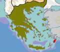 Les Orchidées de Grèce - ïle de Rhodes (1) (Présentation) Carte de la Mer Egée. SFO pCV
