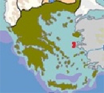 Grèce île de Chios carte localisation